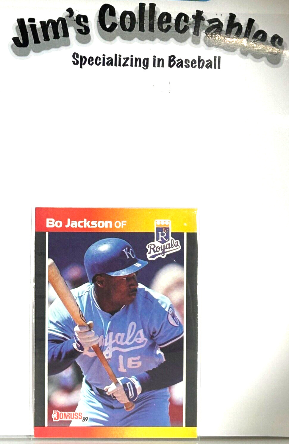 1989 Donruss Baseball #208 Bo Jackson - Kansas City Royals