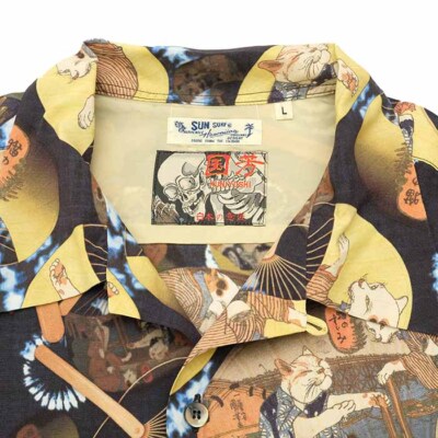 SUN SURF SPECIAL EDITION Cat SS39324 ALOHA Edo period 1840 SHIRT