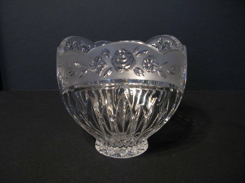 HTF Oneida SOUTHERN GARDEN Large Crystal Potpourri Bowl Candy Dish 5.25” X 5.5" - Picture 3 of 5