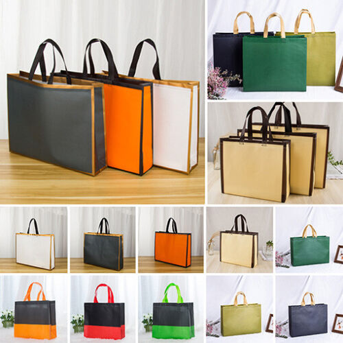 Reusable Shopping Bag Foldable Tote Grocery Bag Eco Convenient Storage Handbag₊ - Picture 1 of 25