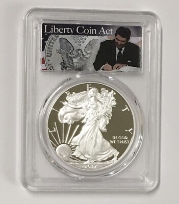 2017-W $1 PCGS PR70DCAM Silver Eagle First Strike | eBay