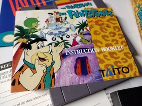The Flintstones The Rescue of Dino & Hoppy Nintendo NES CIB Estado Coleccionista