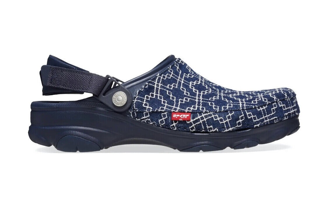 ハヤちゃん＊280＊283＊304＊305＊330 Crocs x Levi's Sashiko Classic All-Terrain Clog 'Bone Blue