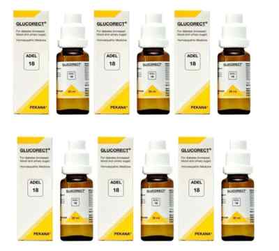   ADEL 18 Glucorect Drops 20ml (Pekana Germany) - Pack of 6 - Free Shipping  