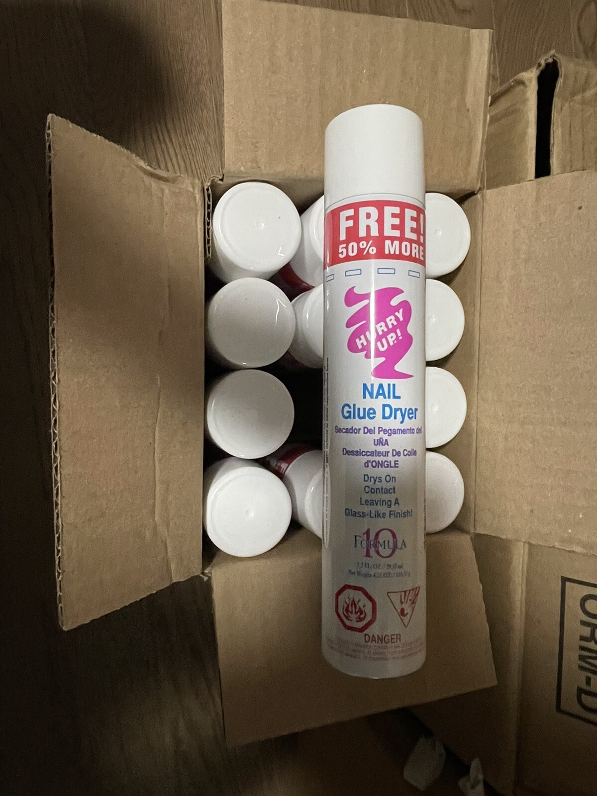 4 Bottles Hurry Up Glue Spray Activator Nail Glue Dryer 7.2 oz eBay