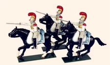 COJF-3287 - French Carabiniers 1812 (Set 745) 3 Figures - Tradition - 54mm Metal