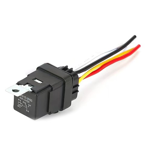 Automobile Relay Waterproof Integrated Wired DC 12V 24V 4/5Pin Auto Relay Holder - Picture 8 of 16