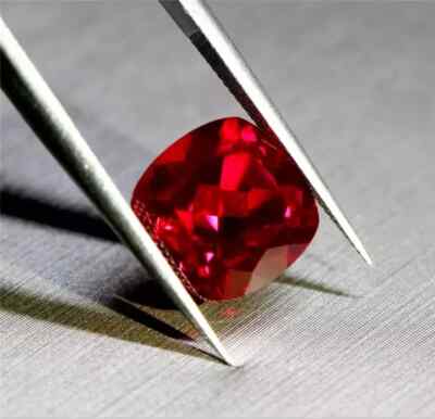Mozambique Red Ruby Cushion 10-12Ct Natural Unheated Loose Certified Gemstone