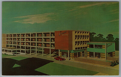 Nashville Tennessee Commodore Motor Hotel Artist Rendering c1960 Postcard