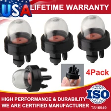4Pack Fuel Primer Bulb For Stihl FS36 FS40 FS120 FS200 FS300 FS350 Echo Chainsaw
