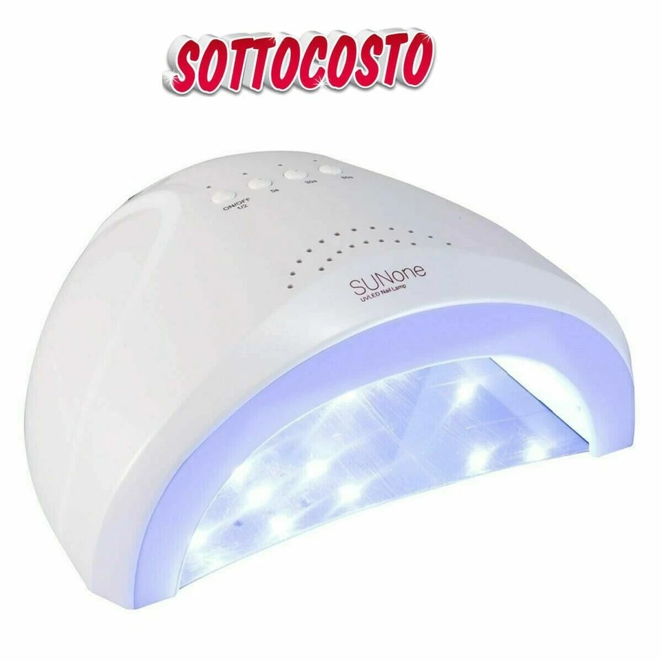 Lampada UV Led Da 48W SUN 1 Ricostruzioni Unghie Mani Piedi Fornetto Nail Art