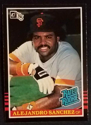 1985 Donruss #43 Alejandro Sanchez Rated Rookie RC San Francisco Giants NR-MINT