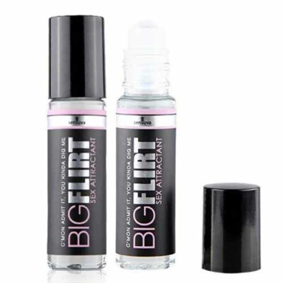 Sensuva Big Flirt Pheromone Sex Attract Roll On 10ml for Him Her Unisex Lure Ero