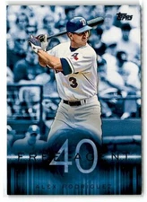 Alex Rodriguez Texas Rangers 2015 Topps Free Agent 40 #F40-9