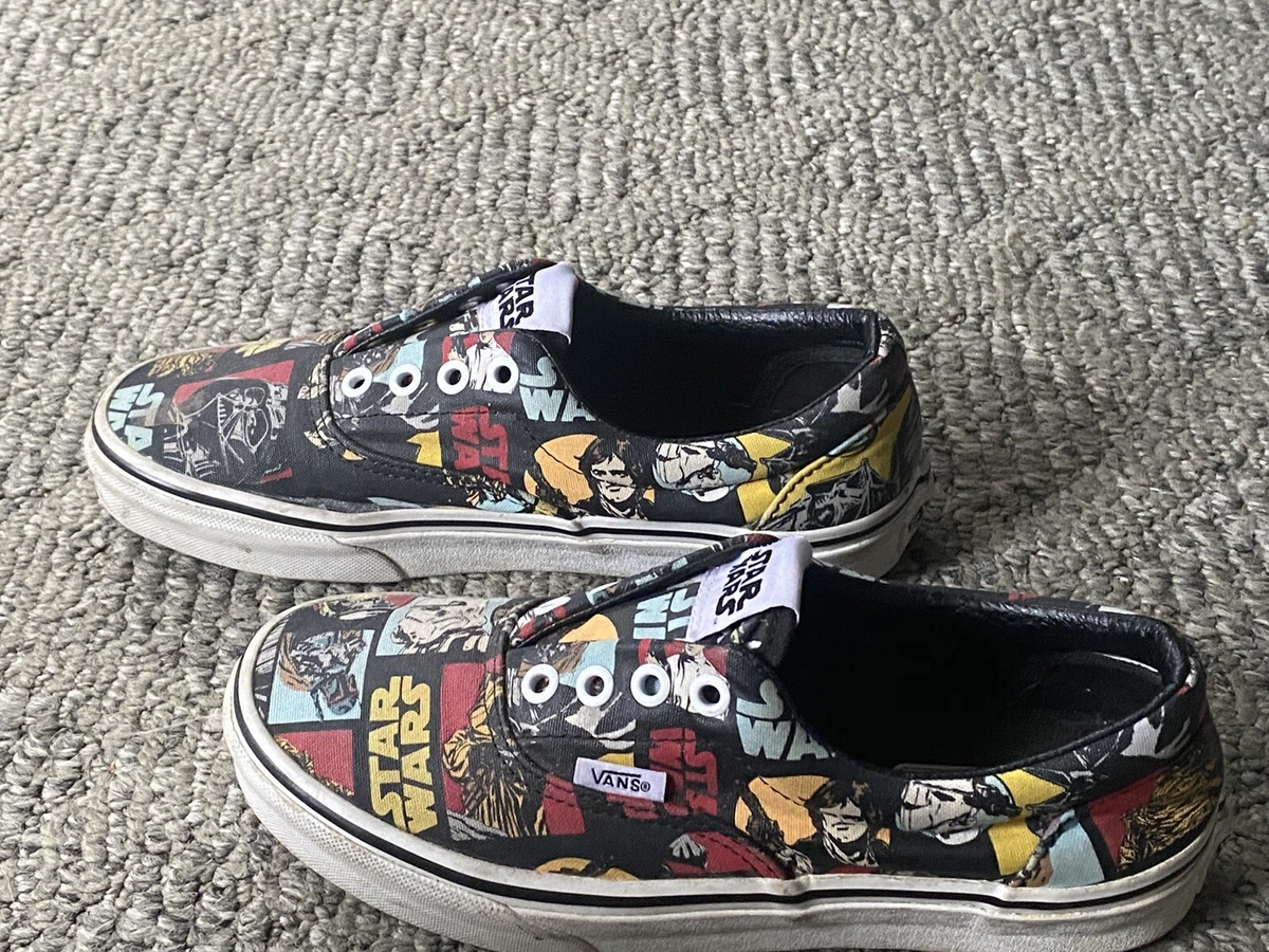 Vans star wars classic men Youth sneakers Casual size 5.5