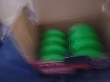 Rollerex VXT500 Inline Indoor/Outdoor Skate Wheels  8-Pack  Green  72mm