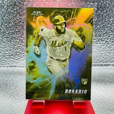 2018 Topps Fire #SD-2 Amed Rosario Rookie Speed Demons Gold Minted