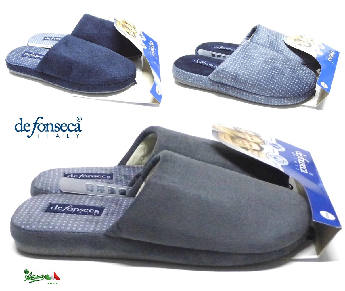 Pantofole Invernali De Fonseca Uomo Mod. Roma Top - Comode E Calde, Tomaio Imbottito - Foto 5