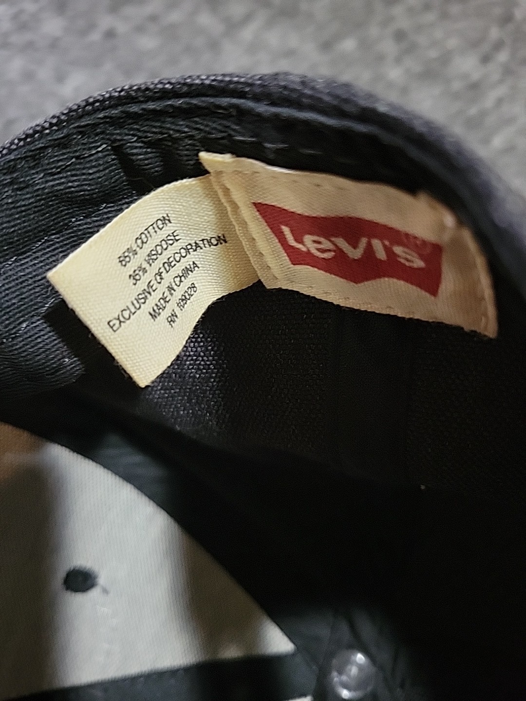 Levi's Denim Hat Dagger Mountain Snap Back Gray D… - image 7