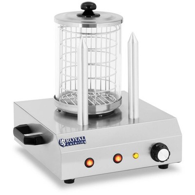 Hot Dog Maker 2 Spieße 422 Watt Funfood Stahl Steamer Maschine Royal Catering