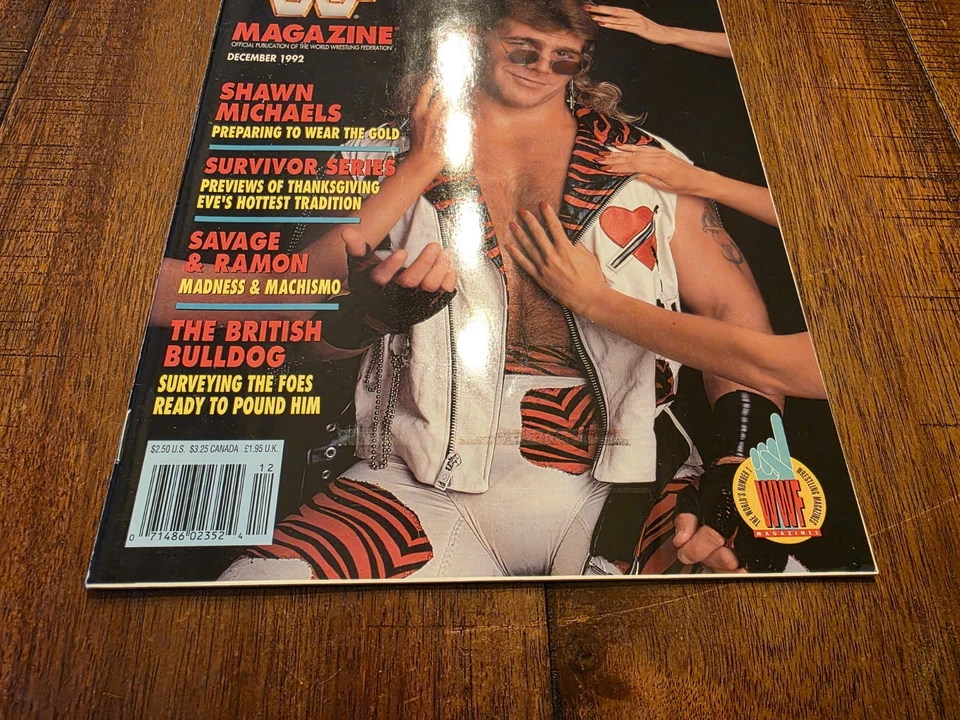 WWF Magazine December 1992 HBK SHAWN MICHAELS C - Image 4 of 4