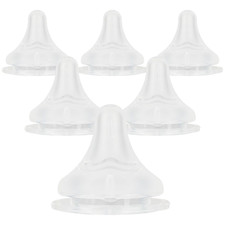 Silicone Nipples M for Lansinoh Baby Bottles,Replacement Bottle Nipple,3M ,Meud