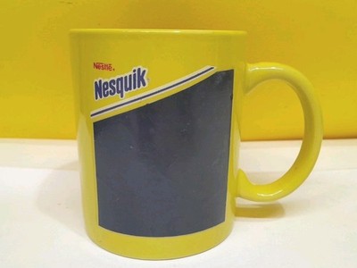 NESQUIK NESTLÉ CHOCOLATE MUG COFFEE YELLOW MUG NESQUICK 