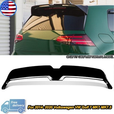 Oettinger Style For VW GOLF7 MK7 MK7.5 2015-21 Rear Trunk Spoiler Wing Roof Lip