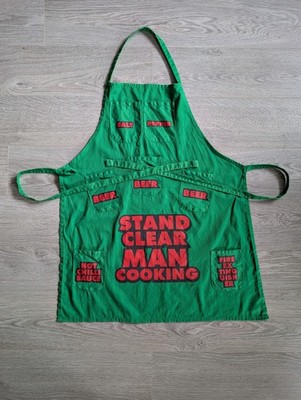 Boxer Mann Kochschürze | Neuheit Bier BBQ Küche Backen Meisterkoch | Grün
