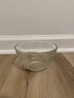 Vintage Pyrex 7401-S Small Ribbed Clear Glass 3 Cup/750mL Mixing Bowl