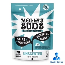 Molly's Suds Unscented Laundry Powder - 47oz