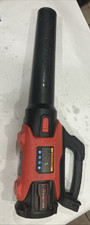 Snap On Tools Handheld 18V Cordless Shop Leaf Blower CTAB9050 Tool Only Red Used