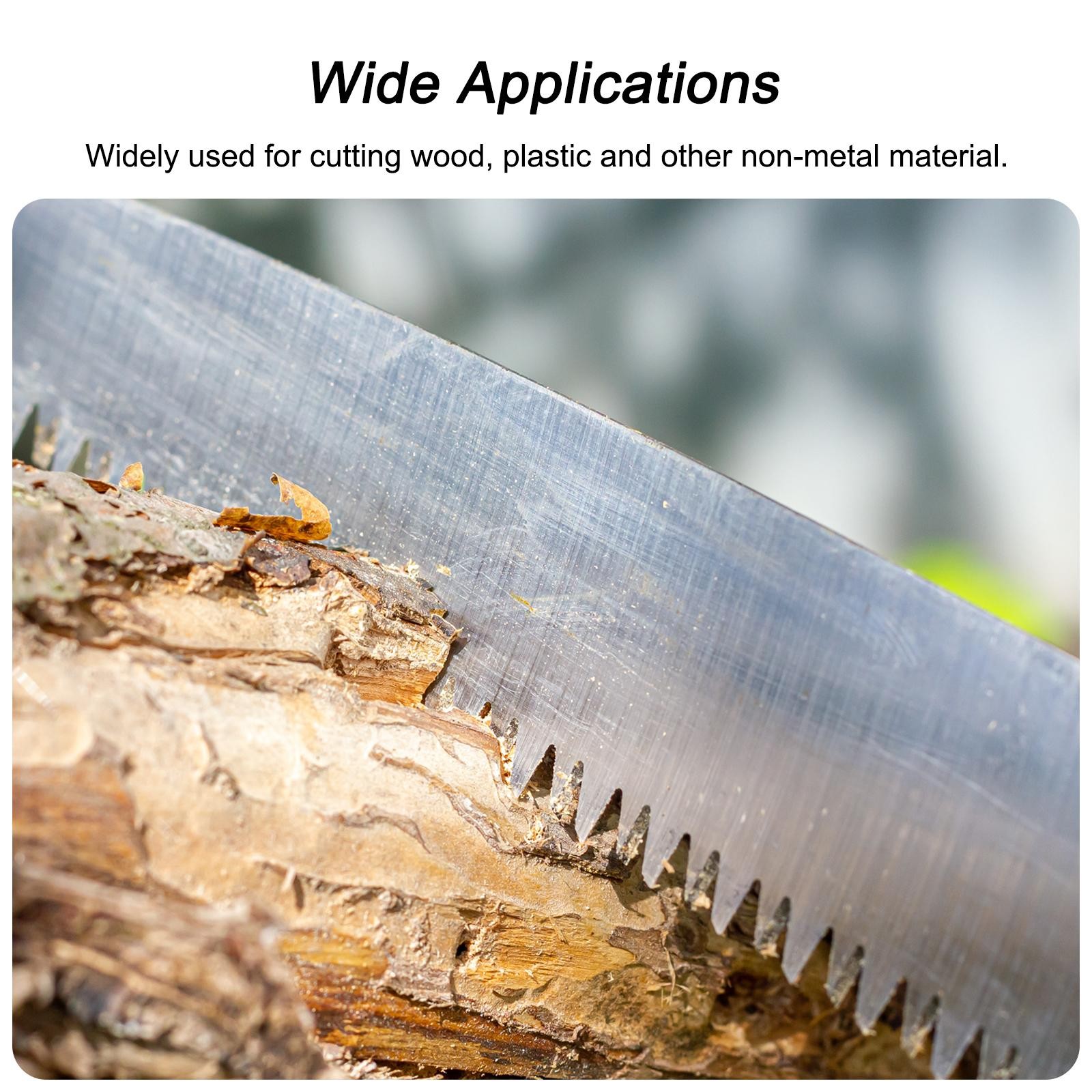 10" Hand Pruning Saw with Straight Blade Iron Handle,2pcs