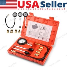 Engine Cylinder Compression Gauge Tester Kit Gas Engine Diagnostic Testing Tool