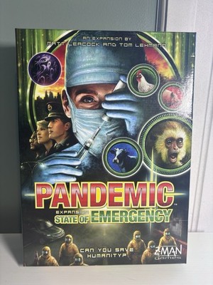 Pandemic State of Emergency Expansion Board Game ZMan Games Excellent