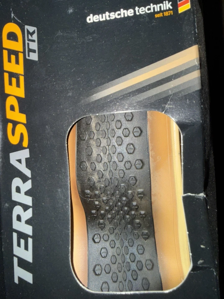Continental Terra Speed ProTection TLR Gravel Reifen Faltreifen creme - 700x35