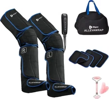 Leg Massager for Circulation and Pain Relief -Certified Leg Compression Massa...