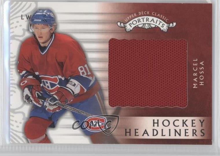 2003-04 Upper Deck Classic Portraits Hockey Headliners Marcel Hossa #HH-HA 0v1