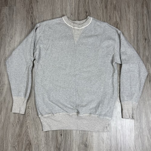 Warehouse Co Japan Double V Crewneck Sweatshirt 1940s-1950s Style Size 40 - Picture 2 of 8