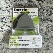 New, Sealed and never used Dazzle SmartMedia Reader DM - 8200. USB compatible.