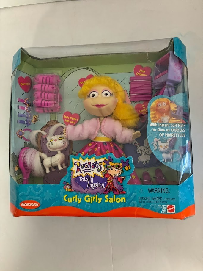 Rugrats Totally Angelica Curly Girly Salon Vintage New In Box