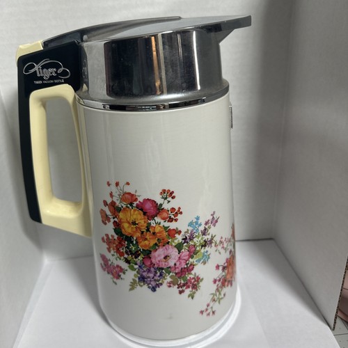 Vintage Tiger Insulated Carafe With Floral Design - Picture 5 of 7