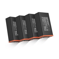 4 Pack Upgrade Replacement Battery for Moultrie Edge Trail Cameras, 5000mAh H...