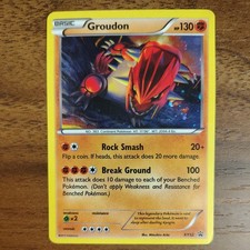 Pokemon Groudon XY52 Cosmos Holo Promo MP on eBay