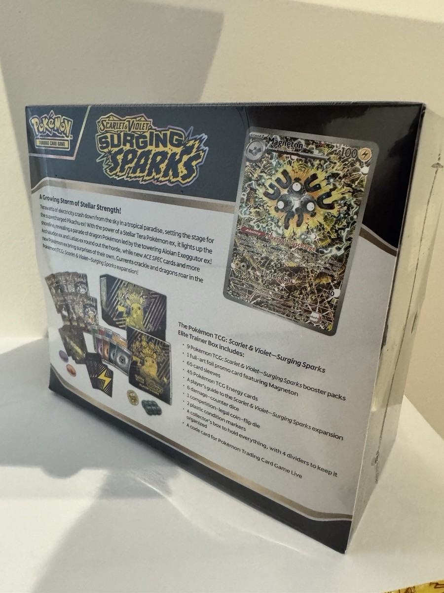 POKEMON TCG: SURGING SPARKS ELITE TRAINER BOX (ETB) - SEALED