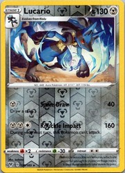 Lucario 120/185 Reverse Holo Vivid Voltage