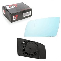 Spiegelglas AußEnspiegel Heizbar AsphäRisch Links Blau FüR BMW 5Er E60 E61 -2009