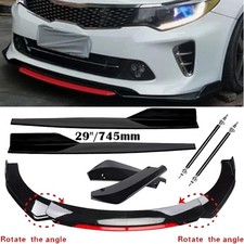 For Kia Optima K5 2016-2019 Front Bumper Lip Spoiler Splitter Body K Side Skirt For Kia Optima K5 2016-2019 Front Bumper Lip Spoiler Splitter Body K Side Skirt