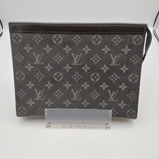 Louis Vuitton Pochette Voyage MM Monogram Eclipse Clutch Bag M69535 Pouch Japan