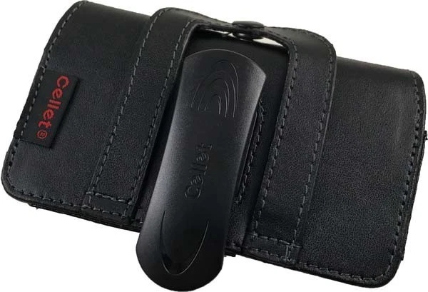 CELLET NOBLE BLACK LEATHER CASE BELT CLIP FOR BLACKBERRY CURVE 9360 9330 8330 - Image 4 of 4